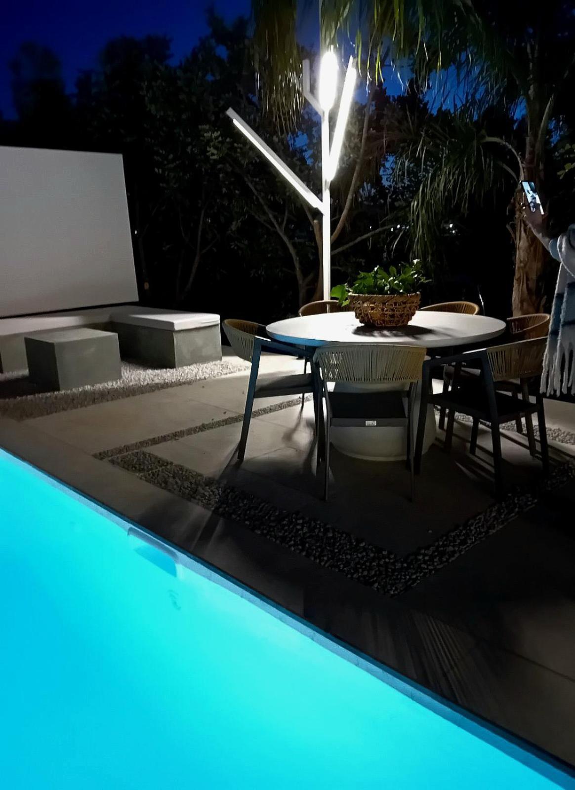 Nafplio Blue Topaz Poolside Villa Bagian luar foto