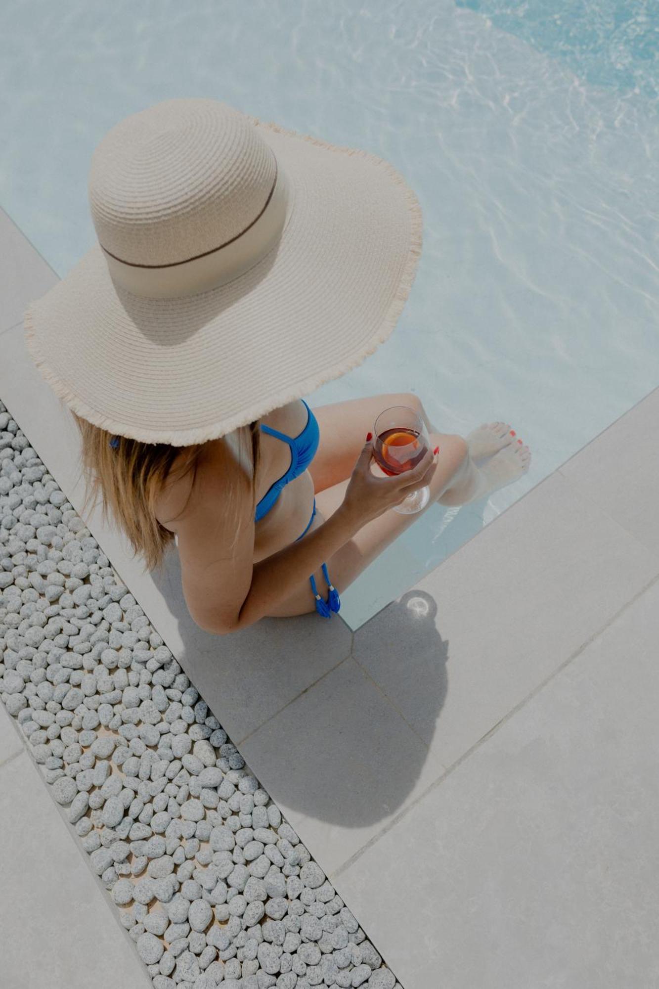Nafplio Blue Topaz Poolside Villa Bagian luar foto